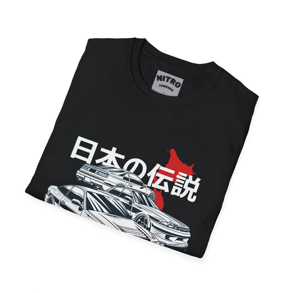 Japanese Legend Car Graphic Tee, Unisex Softstyle T-Shirt